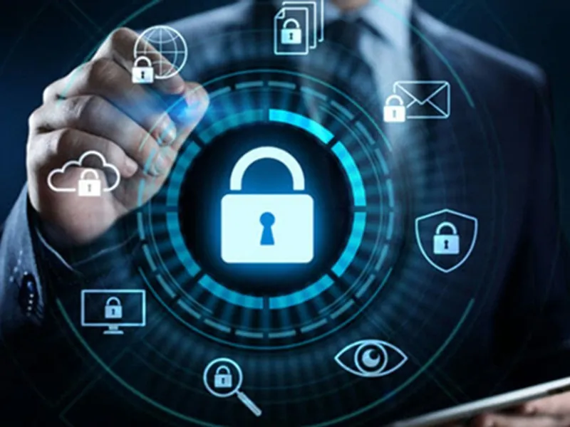 Hình ảnh minh họa lá chắn bảo mật và các cập nhật công nghệ